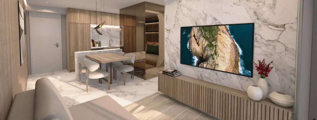 Mac Vila Mariana - Decorado Virtual de 68m²