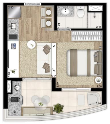 1 Dorm.
