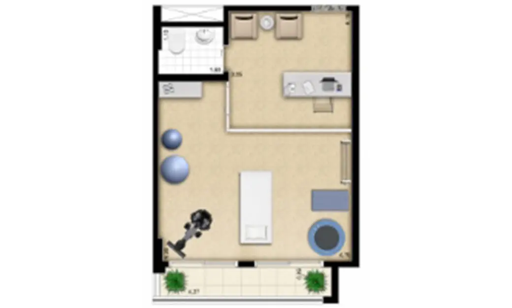 Planta 36M²