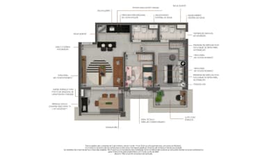 2 Dorms. (1 Suíte)