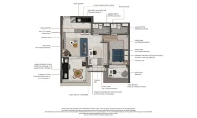 2 Dorms. (1 Suíte)