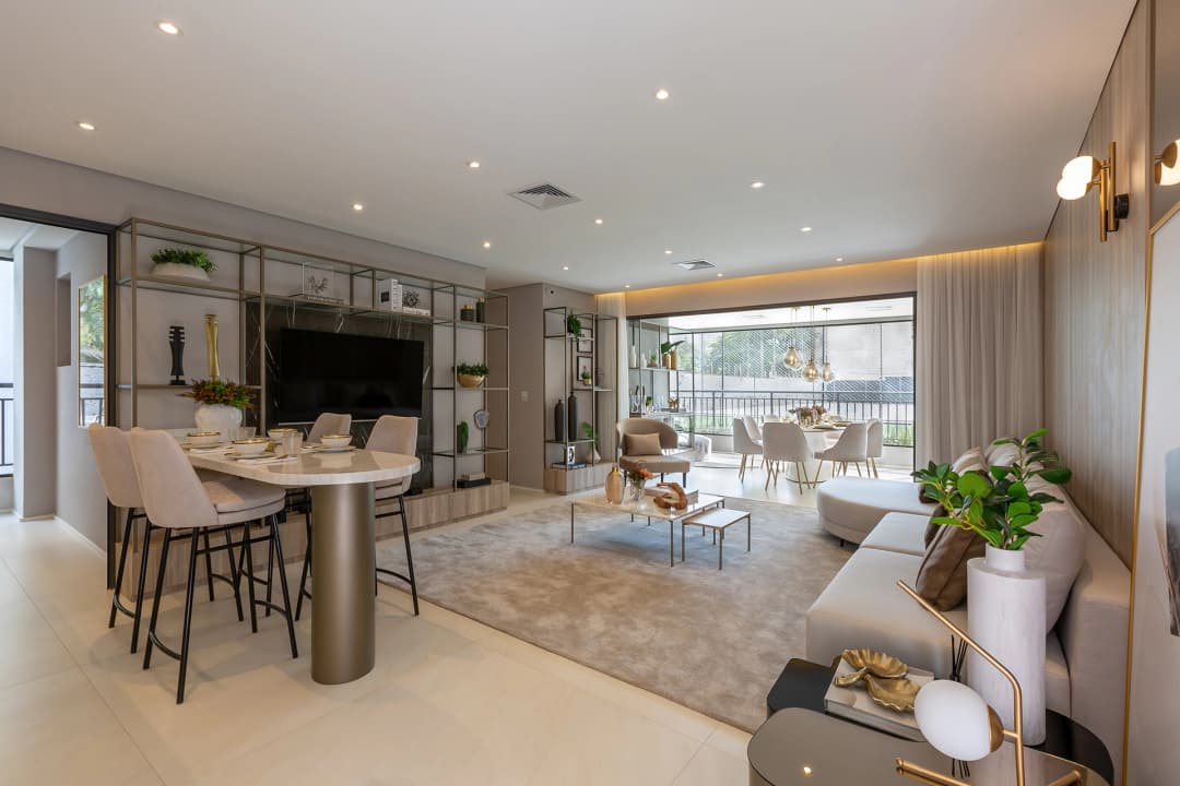 Apartamentos decorados perto do Golf Club de São Paulo – Írio Golf Garden